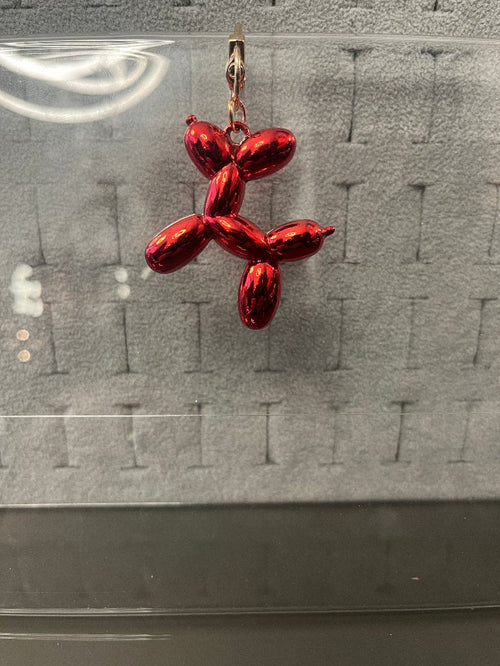 Brelok / Zawieszka Balloon Dog – Metaliczny Piesek - Mix Kolorów