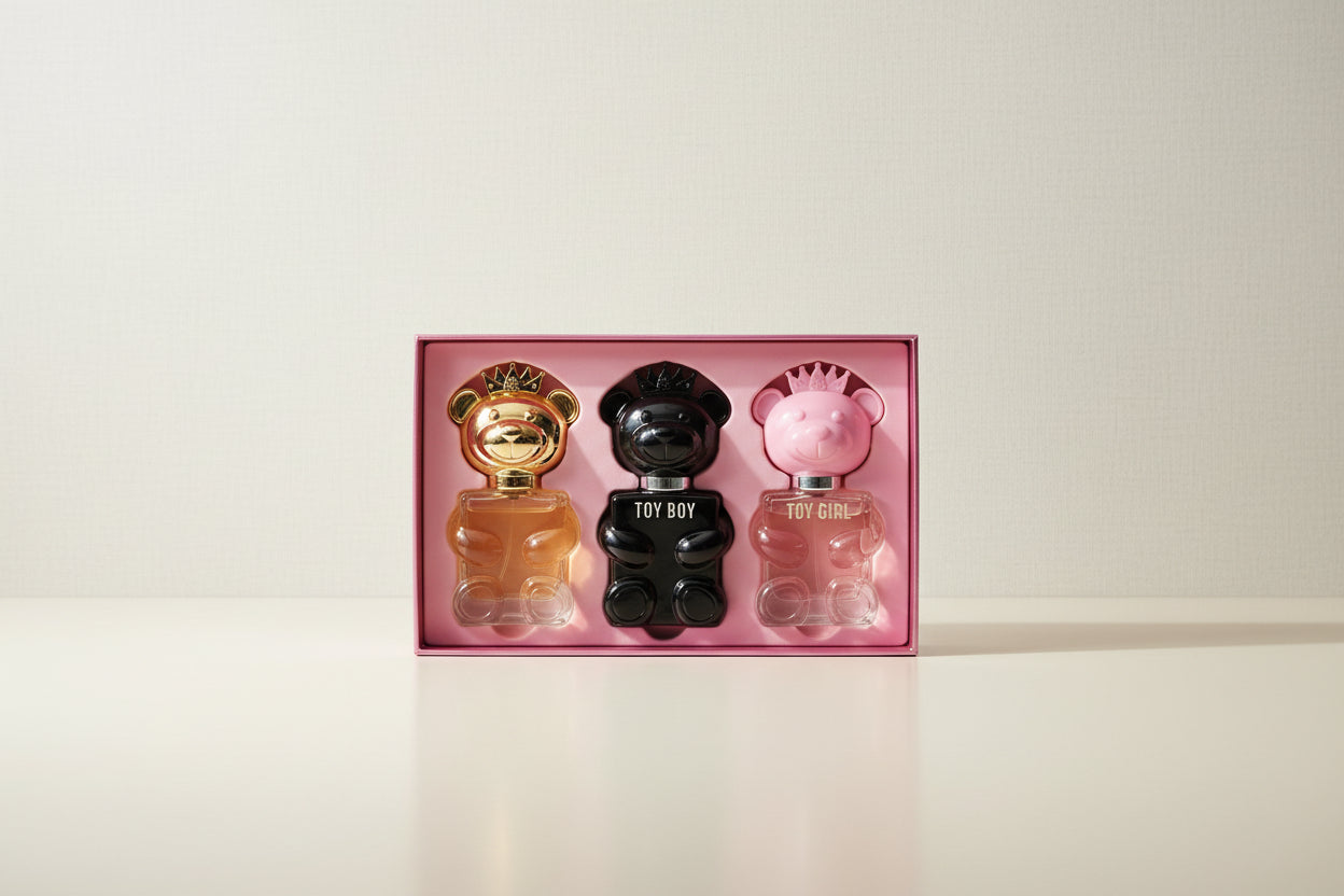 TOY TOUCH – Królewski Zestaw Perfum w Kultowych Flakonach Teddy Bear