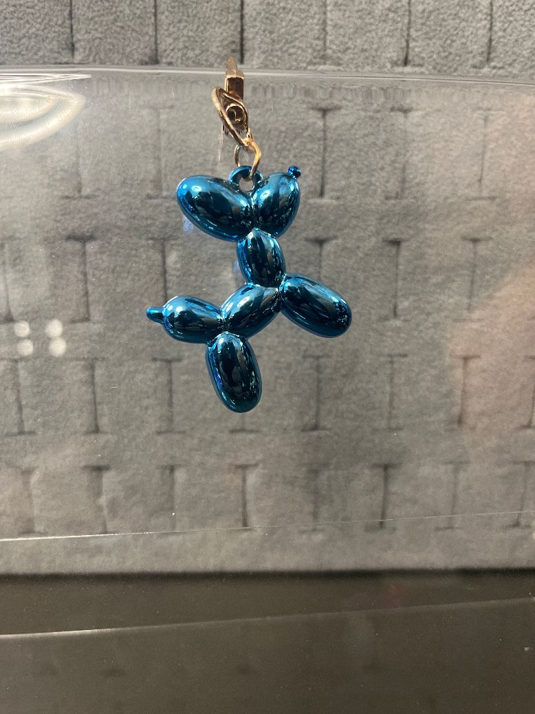 Brelok / Zawieszka Balloon Dog – Metaliczny Piesek - Mix Kolorów