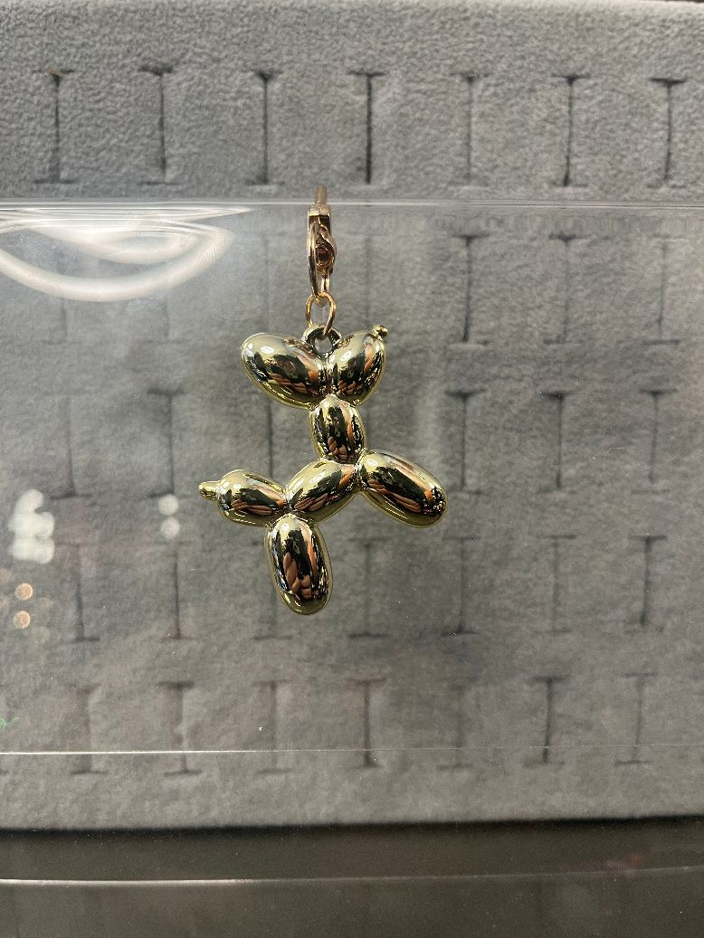 Brelok / Zawieszka Balloon Dog – Metaliczny Piesek - Mix Kolorów